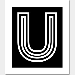 Letter U Posters and Art